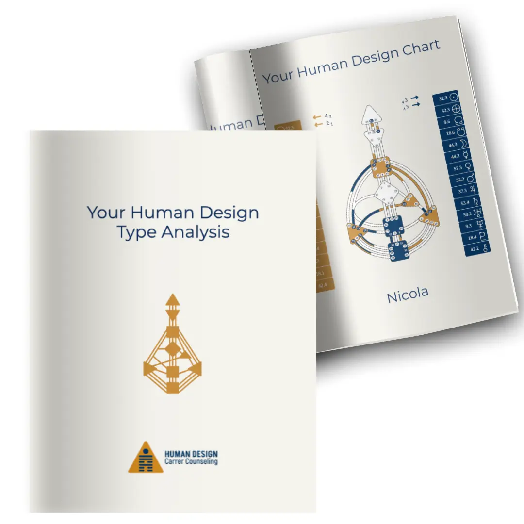 Human Design Types Analysis in the profession Cover sheet Human Design Types Analysis in the profession
