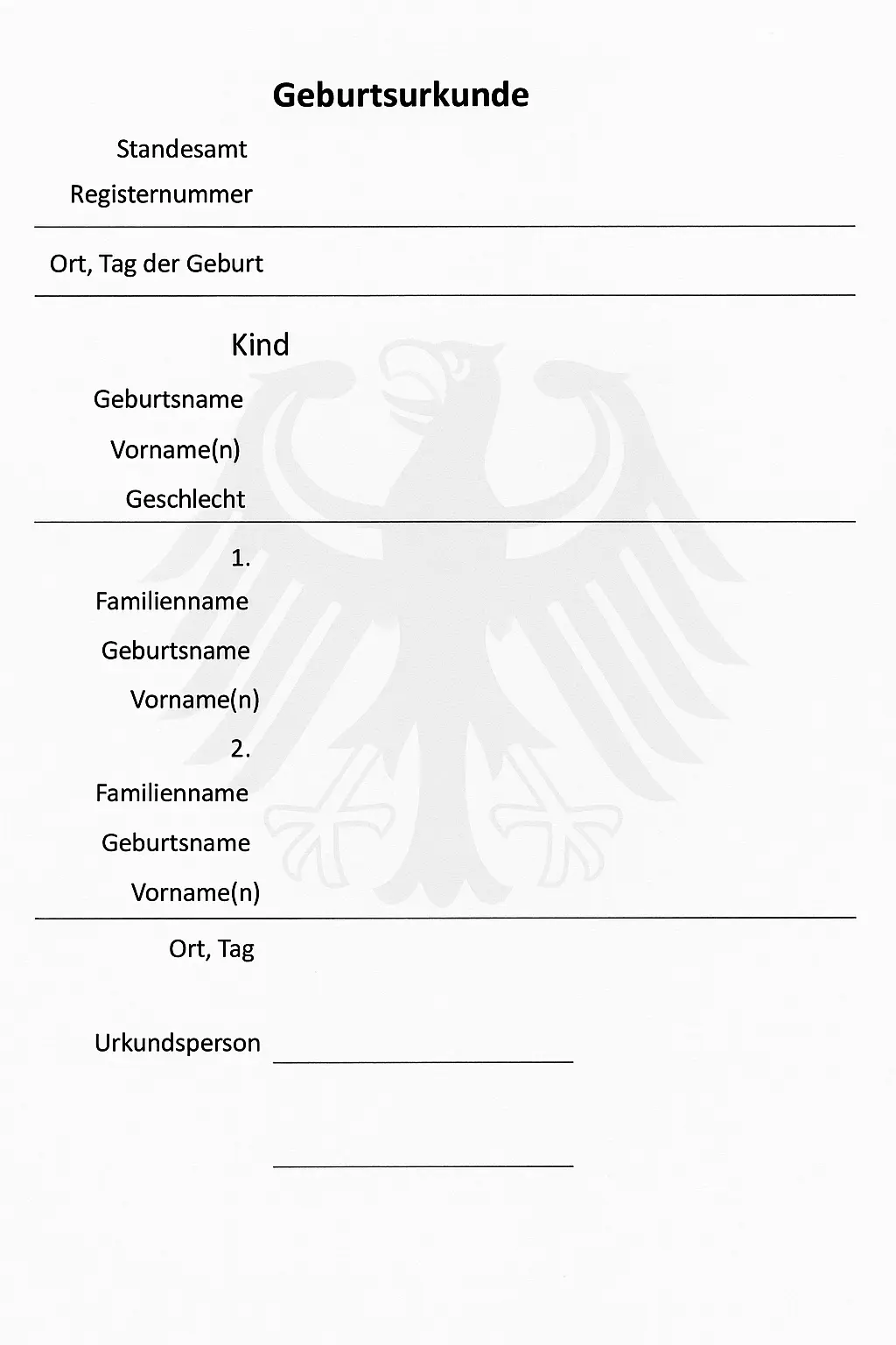 Calculate Human Design Example of a birth certificate Calculate Human Design Example of a birth certificate
