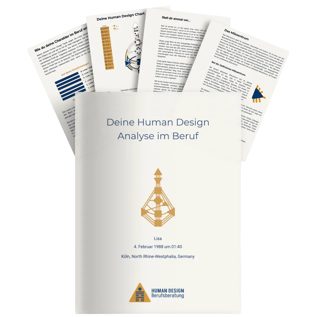 Human Design Berufsanalyse Human Design Berufsanalyse